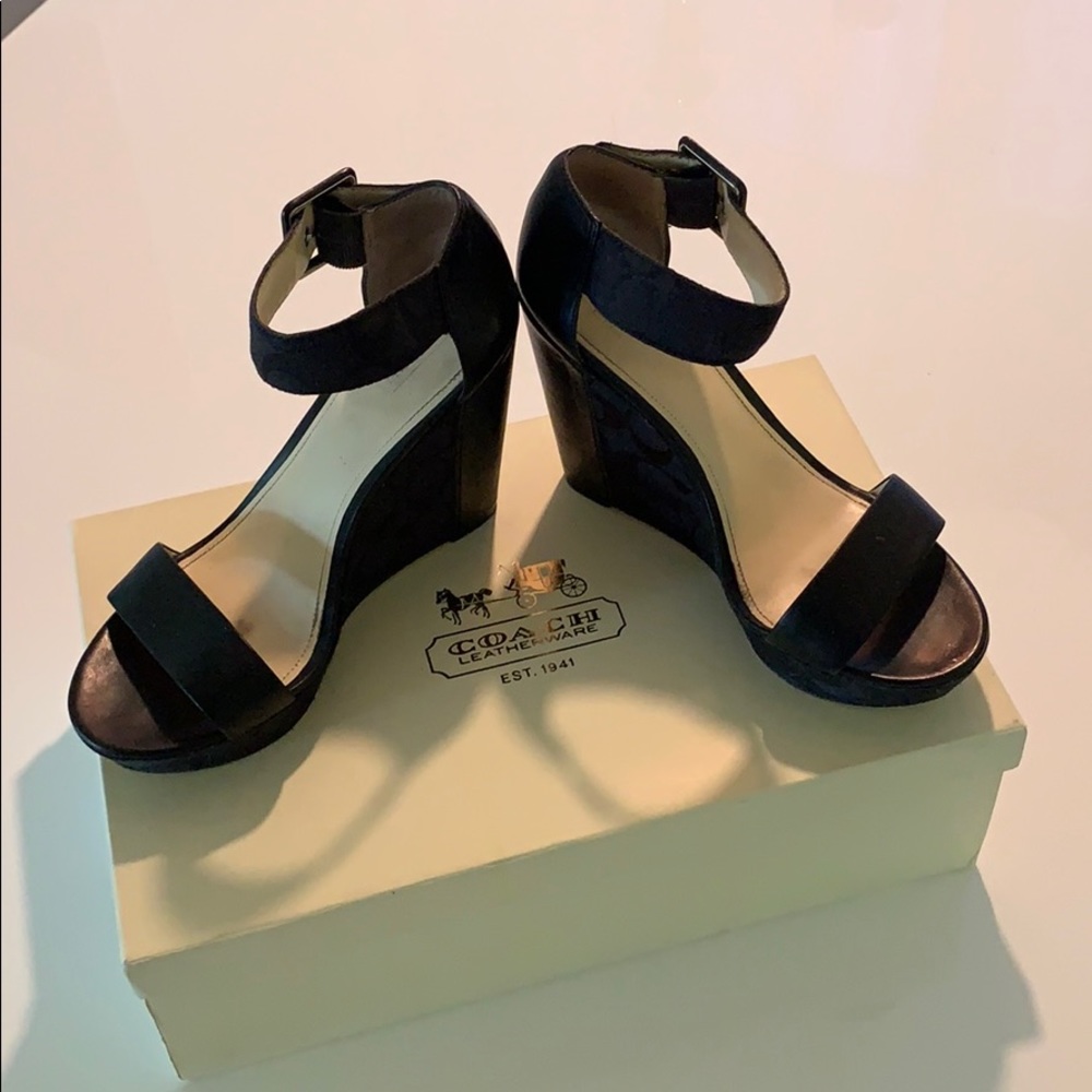 Coach Wedges Jerri Semi MTR BLACK/BLACK